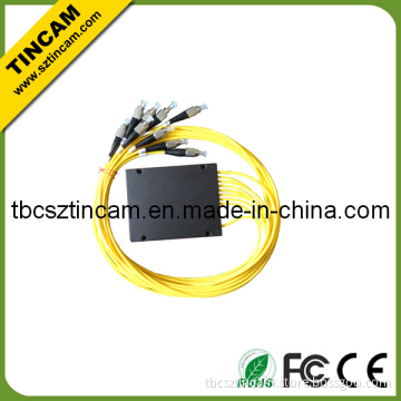 1X8 Fiber Optical PLC Splitter FC 2.0mm ABS Box (TBC- 1*8 PLC Splitter)
